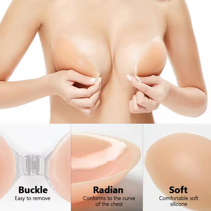 Silicone Adhesive Stick-On Bra