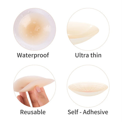 Self-Adhesive Silicone Nipple Covers