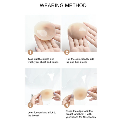Self-Adhesive Silicone Nipple Covers
