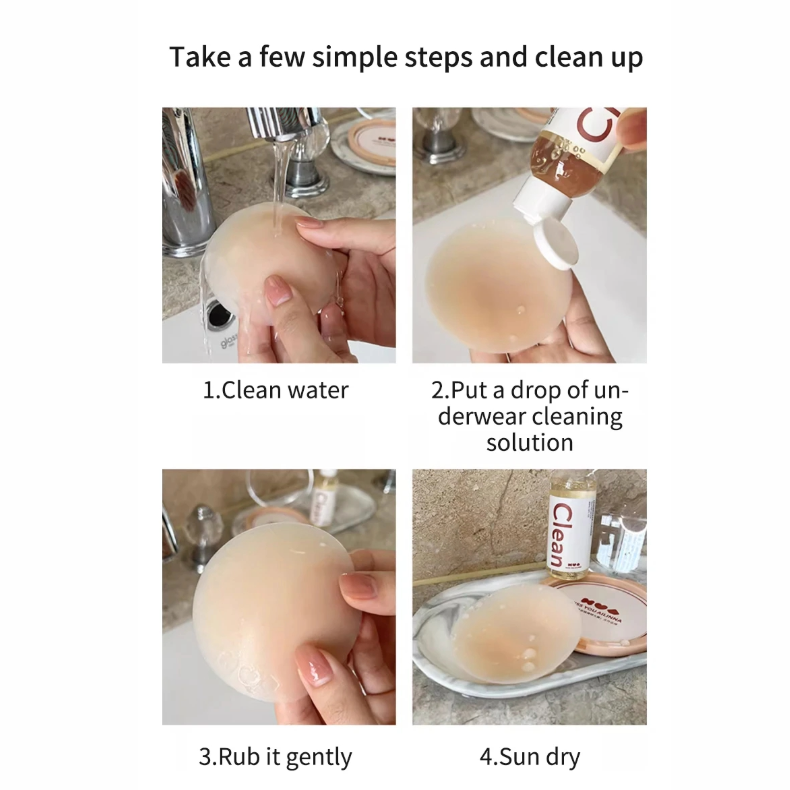 Self-Adhesive Silicone Nipple Covers