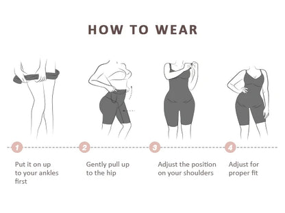 Mid-Thigh Bodysuit Shapewear