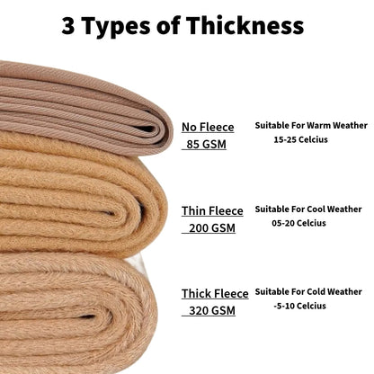 Fleece-Lined Sheer-Look Thermal Stockings