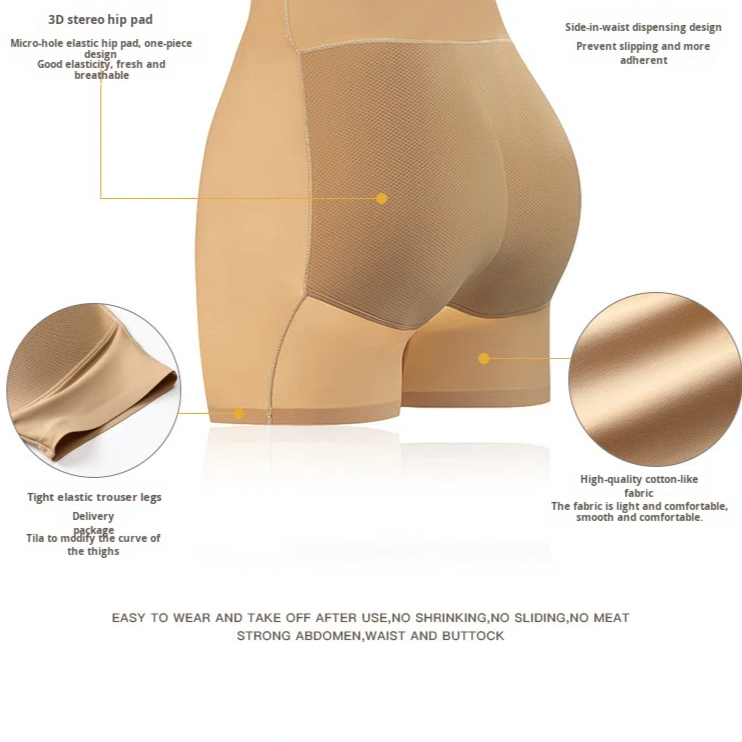 Padded Butt Lifter Shapewear Shorts
