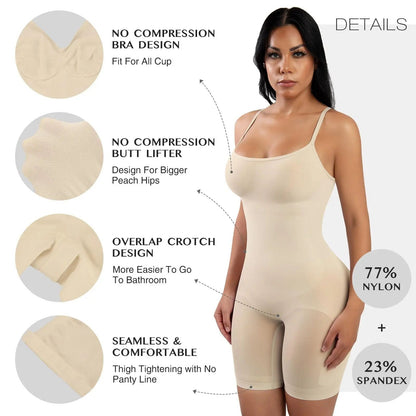 Mid-Thigh Bodysuit Shapewear